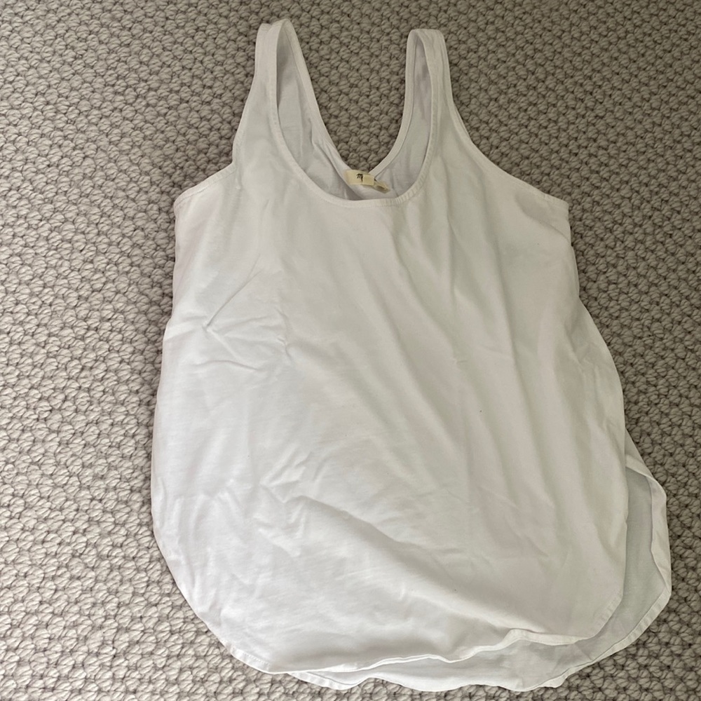 White tank top with open sides